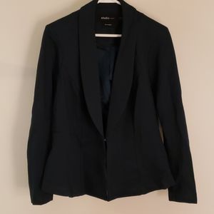 Hunter Green Ponte Blazer Size 0 Torrid